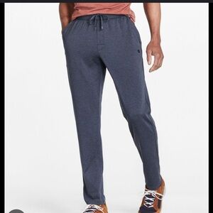 LL Bean Mens VentureSoft Pants Blue XXXL 30" Drawstring Waist Casual Relaxed Fit